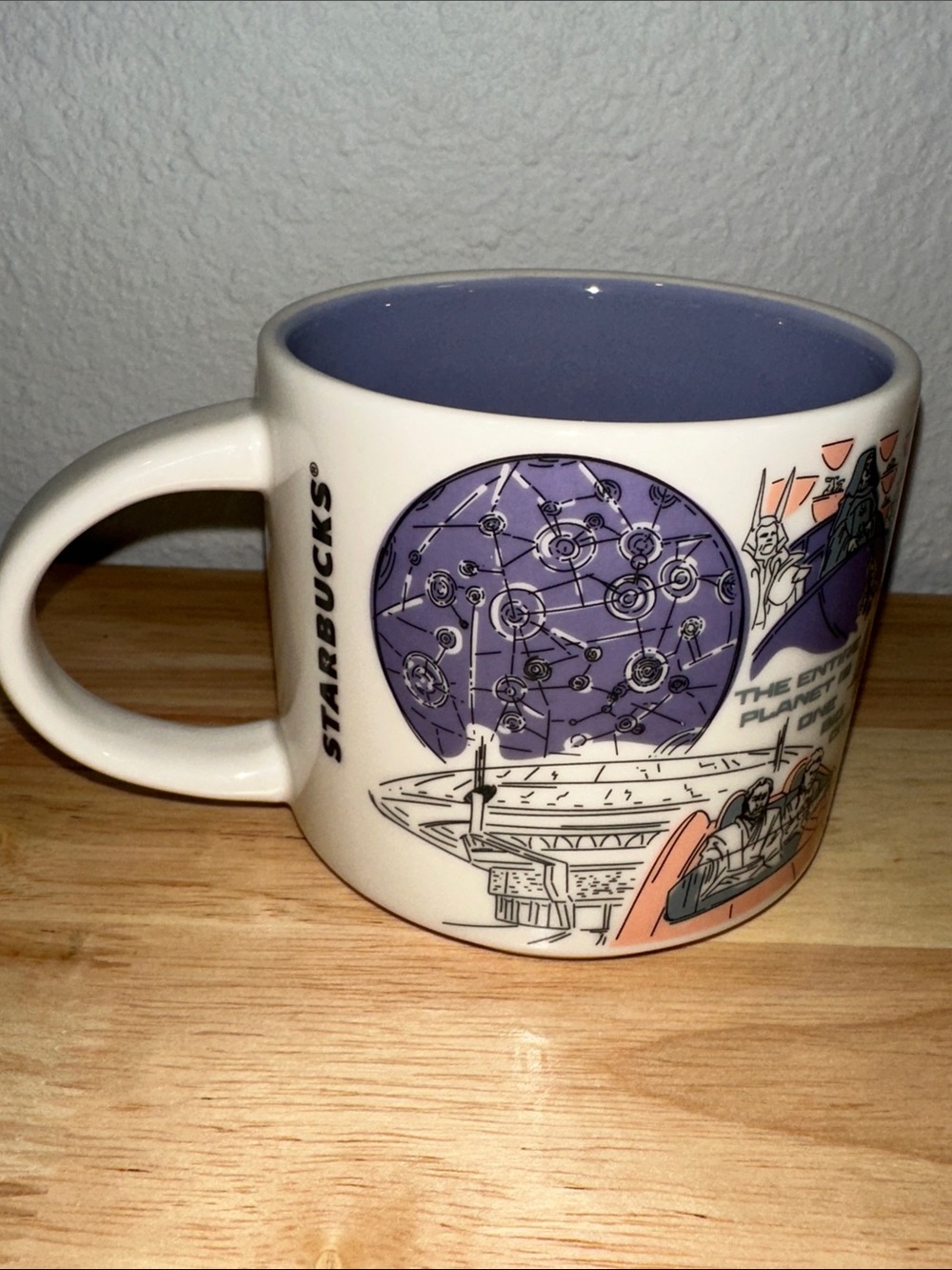 Starbucks Disney Parks Coruscant Been There Series Mug Like New - Picture 4 of 10